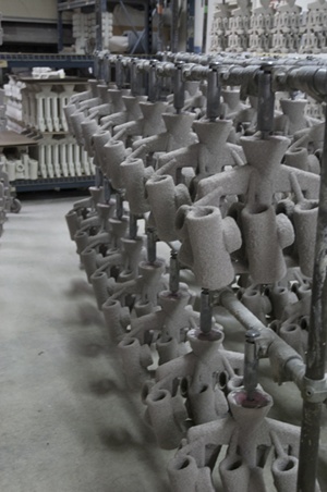 Investment cast molds