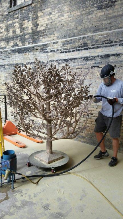 Tree Sculpture Casting | Fine Art Manufacturing | Lost Wax Casting | R2 ...